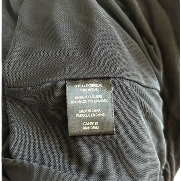 L.A.M.B. black deep V-neckline dress size S - Picture 6 of 6